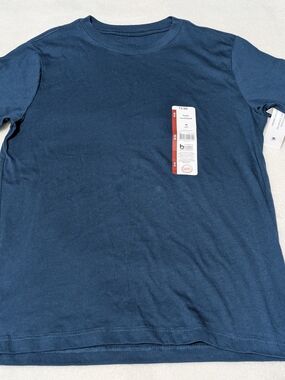 NWT Wonder Nation Boys Kid Tough Crewneck Short Sleeve T-Shirt - Blue, Size M/8